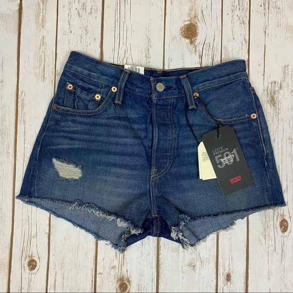 Levi’s Premium Denim‎ 501 Original Shorts Size 25 - Picture 4 of 13